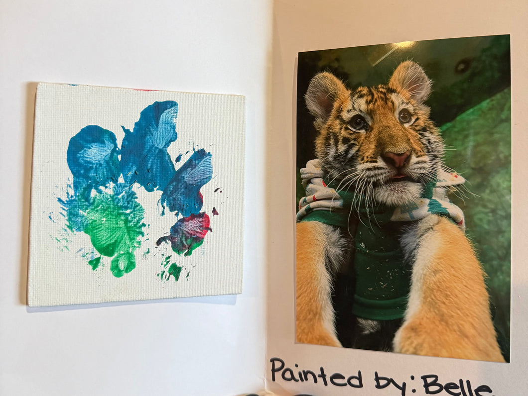 Tiger Cub painting