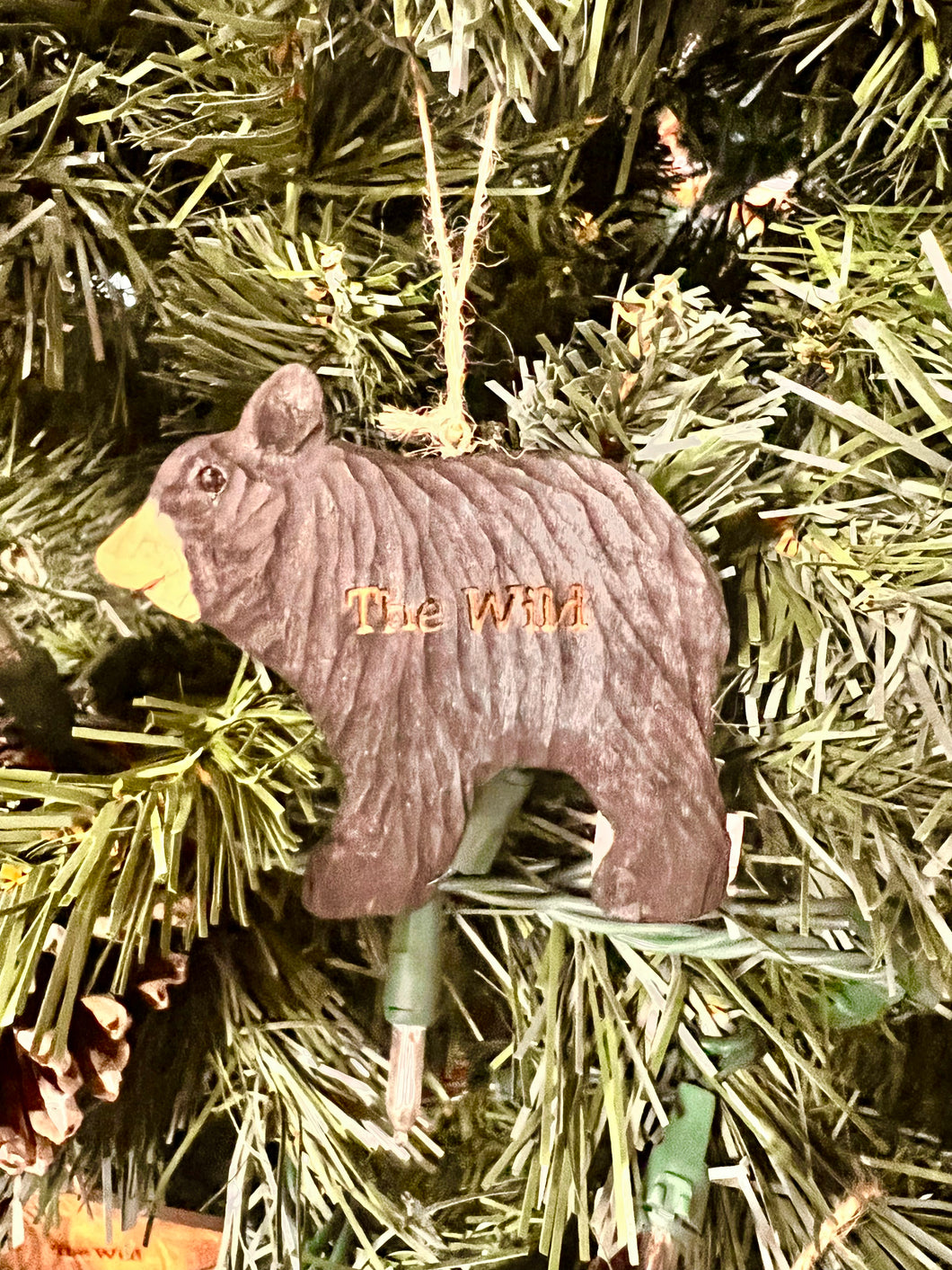 “The Wild” Handmade Ornament- Black Bear